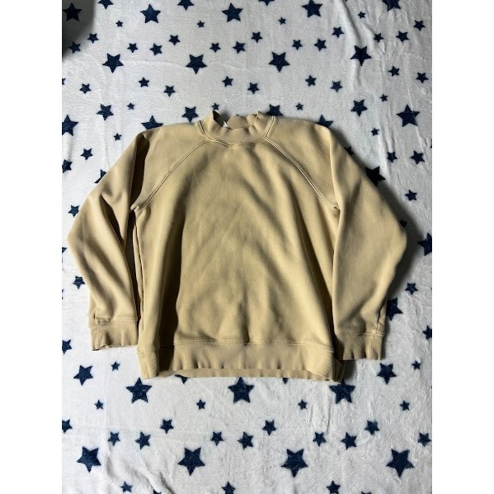 Fabletics Women's Beige Crewneck Sweatshirt Size S — Comfortable Pullover